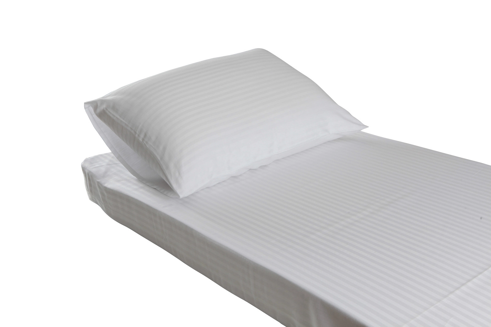 83 TEL ÇİZGİLİ POLY-COTTON TEK KİŞİLİK ÇARŞAF