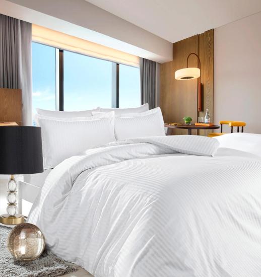 200*220 Çift Kişilik Nevresim 83 Tel Çizgili